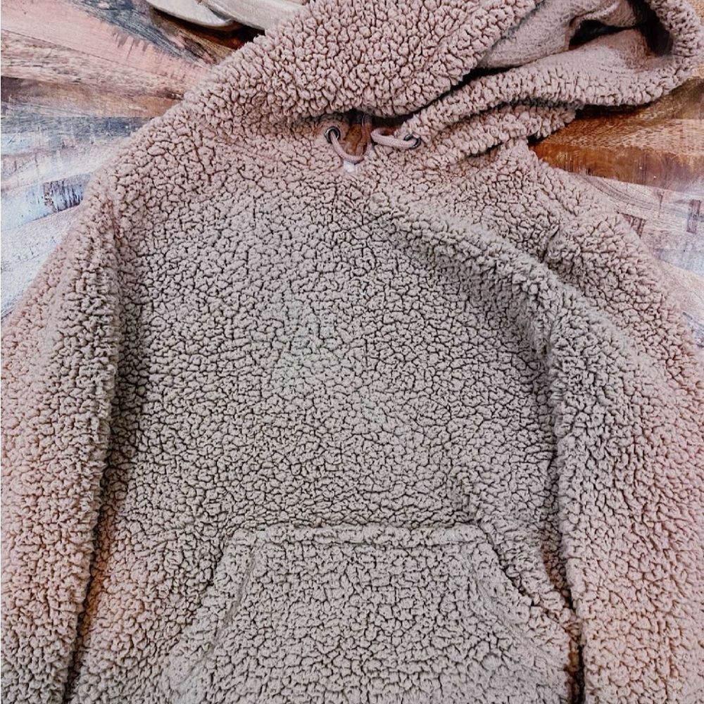 White Fox Boutique Tan Teddy Jacket